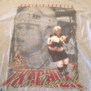 Vintage NHL Phoenix Coyotes Keith Tkachnk T-Shirt